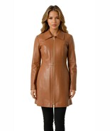 Anne Klein Women's Mid-length Leather Coat - €223,99 EUR Anne Klein Women's Mid-length Leather Coat - €223,99 EUR