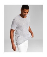 And Now This Men&#39;s Ribbed Pocket Knit Short-Sleeve Shirt Heathered Grey ... - $13.49 CAD