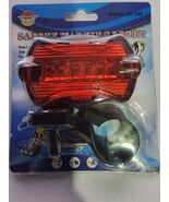 HomeRite LED Bike Tail Light Bright Bicycle Rear Cycling Safety 3 Light ... - €5,09 EUR