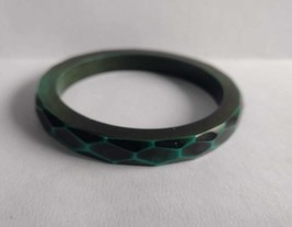 vintage Green  bakelite bangle bracelet, very cute,  - £62.51 GBP