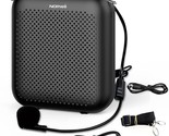 Portable Rechargeable Mini Voice Amplifier With Wired Microphone Headset... - $54.99