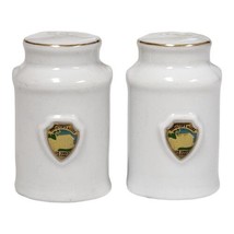 Vtg Ceramic Salt &amp; Pepper Shakers Laura Ingalls Wilder Surveyor&#39;s House ... - £12.48 GBP