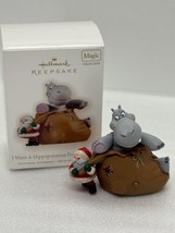 Hallmark 2009 “I Want A Hippopotamus For Christmas” Magic Ornament *VIDEO* - £29.24 GBP