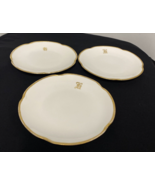 J &amp; C Bavaria Louise 14K Gold Trimmed Porcelain Bread &amp; Butter Plates Lo... - $355.52 MXN