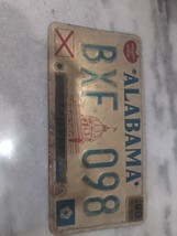 Vintage 1980 Alabama &quot;Heart of Dixie&quot; License Plate BXF 098 County Expired - £9.27 GBP
