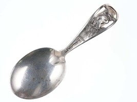 Antique Little Boy Blue Sterling Baby Spoon - £74.31 GBP