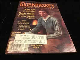 Workbasket Magazine December 1981 Knit a Man&#39;s Diamond Sleeve Sweater - £5.99 GBP