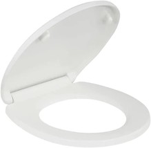 Bath Royale Toilet Seat Round Mastersuite Series Br283-00, White, Slow C... - $77.99