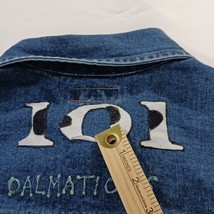 Cherokee RN#17730 Women’s Blue Cotton Button Up Cotton Jacket Pockets Size XL image 3