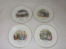Royal Worcester Collector Christmas Plates Vintage 1-4 series 1979 1982 England - £33.08 GBP