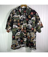 Reyn Spooner Hawaiian Shirt XL Purdue University Boilermakers College Fo... - $2,191.12 MXN