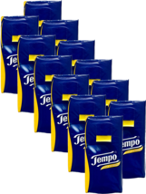 Tempo tissues Almond oil &amp; Aloe Vera Pack of 12 single packets-FREE SHIP - $13.32