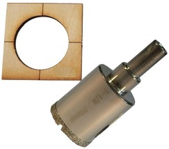 1 1/8 Diamond Hole Saw with Guide Faucets Showers Porcelain Tile Granite... - £15.62 GBP