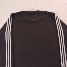 Adidas GK9106 Men's 3-Stripes Black Cotton Blend Pullover Sweatshirt Size 2XL image 15