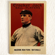 John McGraw 1915 Cracker Jack Card #69 Reprint 21 / 24 New York Nationals 1993 - £3.94 GBP