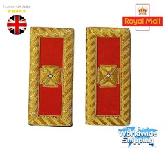 Knights Templar Shoulders Boards – Bullion Grand Commander. - £25.23 GBP