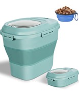 Collapsible Dog Food Storage Container, 30 Lb Pet Cat Pantry Plastic Large - $63.34