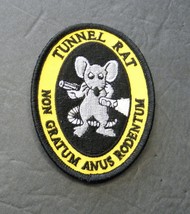 TUNNEL RATS VIETNAM VETERAN VET EMBROIDERED PATCH 1.3 x 3.5 INCHES - £4.51 GBP