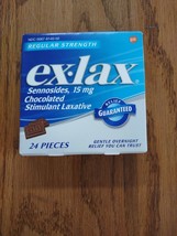 Ex-lax Sennosides, 15 Mg Chocolates Stimulant Laxative 24 Pieces - $19.68