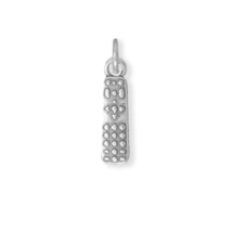 Sterling Silver 3d TV Remote Charm for Charm Bracelet or Necklace - $24.00