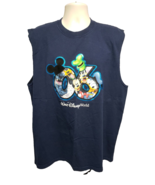 2006 Walt Disney World Adult Blue XL Sleeveless TShirt - £14.79 GBP