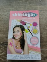 Savvi Skin Sugar, Glitter Tattoo Kit - 50 Tattoos &amp; 2 Glitter - Pink Box - £10.94 GBP