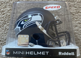 Seattle Seahawks - Riddell NFL Speed Mini Football Helmet - £35.18 GBP