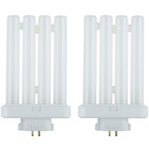 2 Pack Sunlite 27 Watt FML 4-Pin Quad Tube, GX10Q-4 Base, Warm White - £24.66 GBP