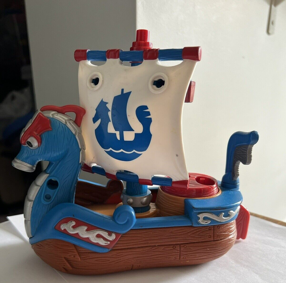 Fisher Price Imaginext Dragon ship Boat Great Adventures accessory Serpent HTF - $15.79