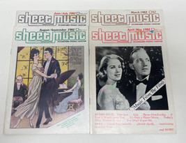 Sheet Music Magazine | Lot of 4 - 1982 - £21.64 GBP