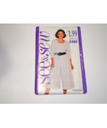 Butterick 5305 Pattern Misses&#39; Top &amp; Split Skirt Sizes XS-S-M-L-XL Uncut - £7.89 GBP