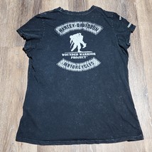 Harley Davidson Shirt Women XL Wounded Warrior Project Freedom Military ... - $385.70 MXN