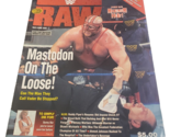WWF RAW MAGAZINE Premiere Issue RARE WRESTLEMANIA XII PROGRAM w/Sunny Ce... - $249.99