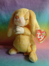 Vintage 2000 TY Beanie Baby Grace the Praying Bunny Yellow Animal Hologr... - $8.79