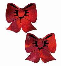 Holographic Red Bows Nipple Pasties - $7.25