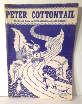 Vintage 1950 Peter Cottontail  Easter Sheet Music by Steve Nelson Jack Rollins - £6.05 GBP