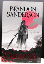 Brandon Sanderson OATHBRINGER First UK Edition SIGNED Stormlight Archive #3 - £282.49 GBP