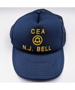 Vintage NJ Bell CEA Telephone Logo Snapback Foam Mesh Baseball Hat Cap N... - $566.32 MXN