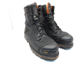 Timberland PRO Men&#39;s 8&quot; Boondock Waterproof Work Boots Black 89645 Size 14W - £82.57 GBP