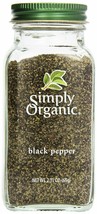 Simply Organic, Ground Black Pepper, 2.31 oz - £9.66 GBP