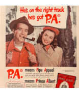 1948 Prince Albert Pipe Tobacco Advertisement Vintage Smoking Crimp Cut ... - $464.13 MXN