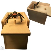 Spider Attack Practical Joke Scare Box Prank Fun Gag Party Gift Handmade In Usa - £26.41 GBP