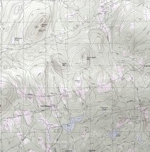 Map East Dixmont Maine 1982 Topographic Geological Survey 1:24000 27 x 2... - $44.99