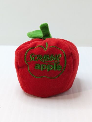 Scrabble Apple Travel Game in A Felt Apple Complete Kids Fun On-The-Go Compact - $7.92