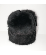 Black Emerald Fur Muff Hand Warmer with Wrist Strap - $2,739.98 MXN