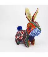 Handmade Ethnic Embroidered Teddy Bear – Unique Tribal Pattern Gift - $183.65 MXN