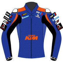 Men&#39;s KTM TECH 3 Motorbike Racing Leather Jacket MOTOGP Motorcycle Jacket - £117.16 GBP