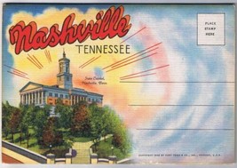 Postcard Booklet Nashville Tennessee - $6.85