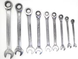 Gear Wrench 9 Piece Ratcheting Combination Wrench Set Metric 6-19mm - $29.99