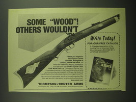 1978 Thompson/Center Arms Ad - Some Wood Others Wouldn&#39;t - $18.49